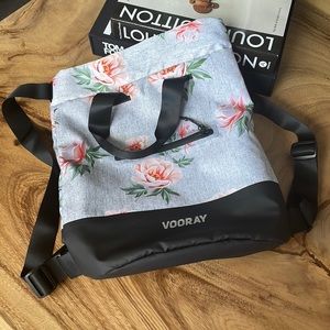 Vooray cinching backpack with flowers